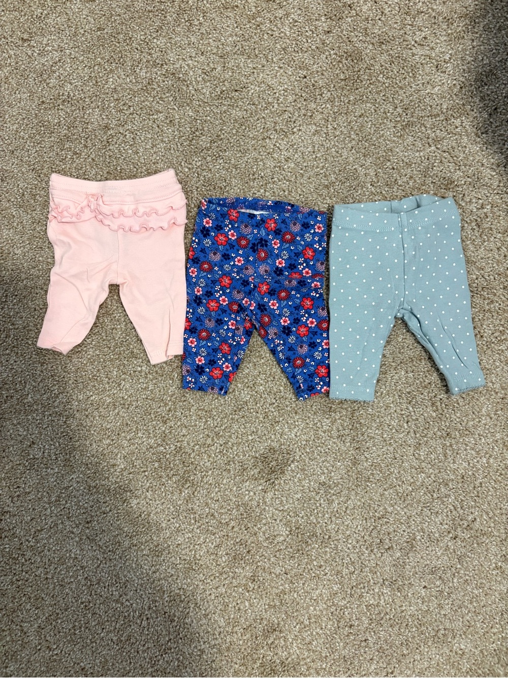 Carter and Simple Joys baby girl leggings